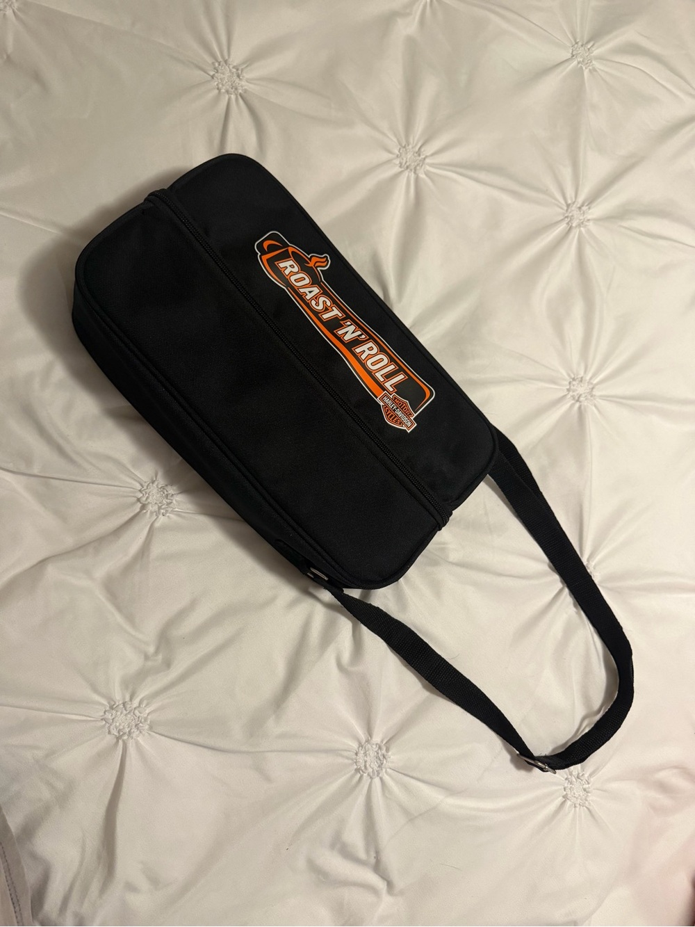 harley davidson roast n roll travel bag
